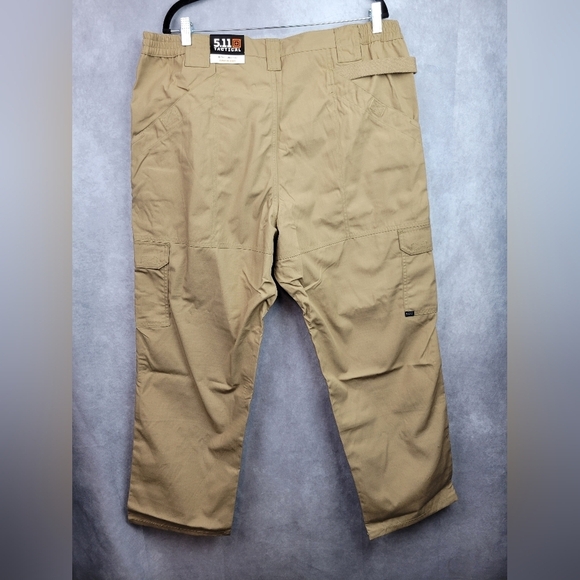 5.11 Taclite Pro‎ Pants 40x30 Relaxed Fit Khaki Cargo Teflon - Picture 5 of 13